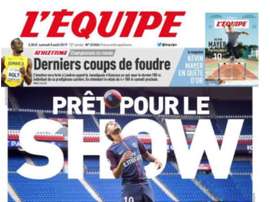 La Une de 'L'Équipe' 05-08-17. L'Équipe
