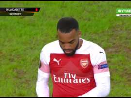 Lacazette a laissé ses partenaires à dix en fin de rencontre. BeSoccer