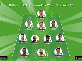 LaLiga team of the week gameweek 12. BeSoccer
