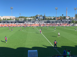 Valencia Mestalla y Barça B empataron sin goles. FCBarcelonaB