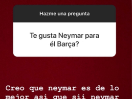 Filho de Quique Setién pede Neymar no Barcelona. Instagram/LaroSetien