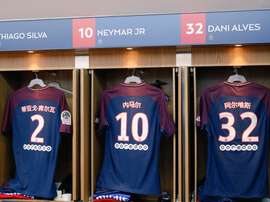Neymar com nome em chinês. EFE
