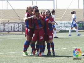 El Levante se llevó la victoria a domicilio. LevanteUDFemenino