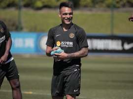 A novela Lautaro continua. Twitter/Inter