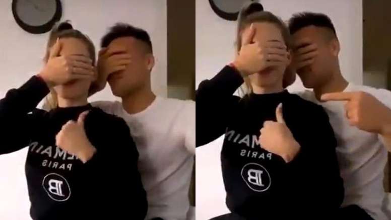 Lautaro Sobresaliente En El Test Con Su Novia Besoccer