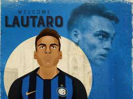 Lautaro rejoint l'Inter. Twitter/Inter