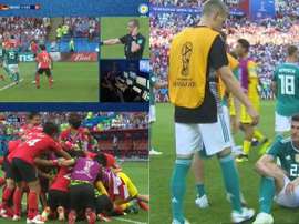 Le désastre allemand. Capture/TVPublicaArgentina/DirecTVSports