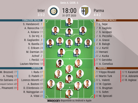 Le formazioni di Inter-Parma. BeSoccer