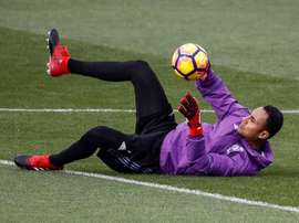 A solução para a baliza do Real Madrid poderia estar nas categorias de base. AFP
