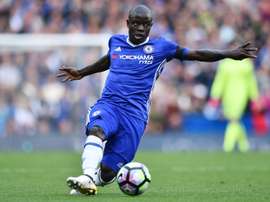 Kanté a inscrit le premier but de l'ère Sarri. AFP