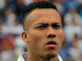 Le milieu de terrain hondurien Arnold Peralta à San Pedro Sula, au Honduras. AFP