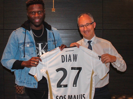 Le SCO fait signer Pape Djibril Diaw jusqu'en 2021. Twitter/AngersSCO