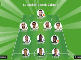 Le super-onze de Zidane. BeSoccer