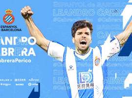 Leandro Cabrera rejoint l'Espanyol. Twitter/RCDEspanyol