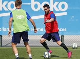 Leo Messi ya está al 100%. Twitter/FCBarcelona_es