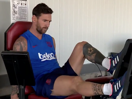 A pior crise de lesões do Barcelona desde 2014. Twitter/FCBarcelona_es
