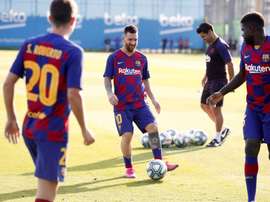 O Barça sorri com a volta de Messi. FCBarcelona
