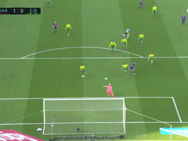 Messi retrouve le chemin des filets. Capture/MovistarLaLiga