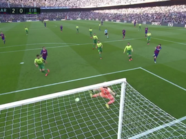 Messi also scored Barca's second goal. Captura/Movistar+