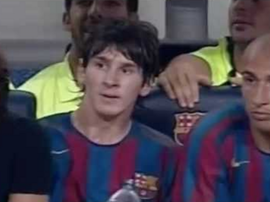 Messi began to show off his skills to the world in 2005. Captura/Youtube