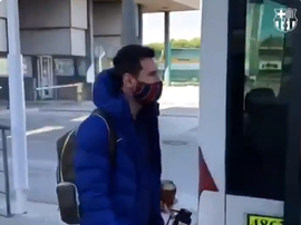 Barcelona are now on the way to Sevilla. Screenshot/FCBarcelona