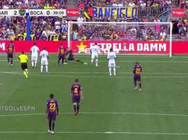 Messi scored in the 39th minute. Twitter/FCBarcelona