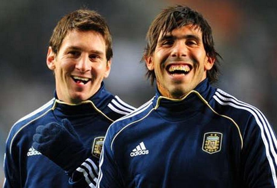 Messi mucho más natural para Tévez que Cristiano. EFE