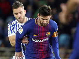 Le Barça a gagné après 11 années de défaites à Anoeta. EFE