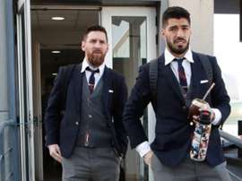 I due sudamericani Messi e Suarez, domani rivali a Gerusalemme. FCBarcelona