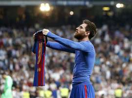 Em causa estão os 500 gols do argentino pelo 'Barça'. AFP