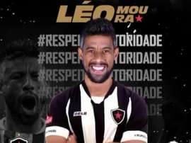 Léo Moura é o novo reforço do Botafogo da Paraíba. Instagram Botafogo-PB