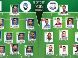 As escalações de Atalanta e Apollon para este jogo da Europa League. BeSoccer