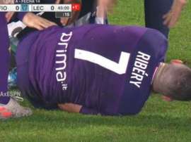 Ribéry acende os alarmes da Fiorentina. Captura/ESPN