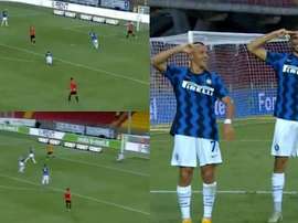 Inter in vantaggio sul campo del Benevento. MovistarLigadeCampeones