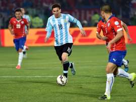Lionel Messi, in action with Argentina in the 2015 Copa America, has been excused from Barcelona US tour so he can rest