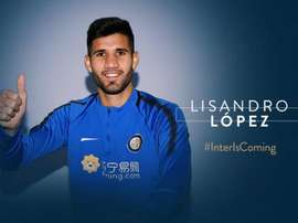 Lisandro López, o novo jogador do Inter. Internazionale