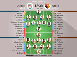 Liverpool v Watford. Premier League 2019/20. Matchday 17, 14/12/2019