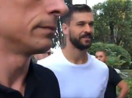Llorente a passé sa visitie médicale à Naples. Capture/TMW