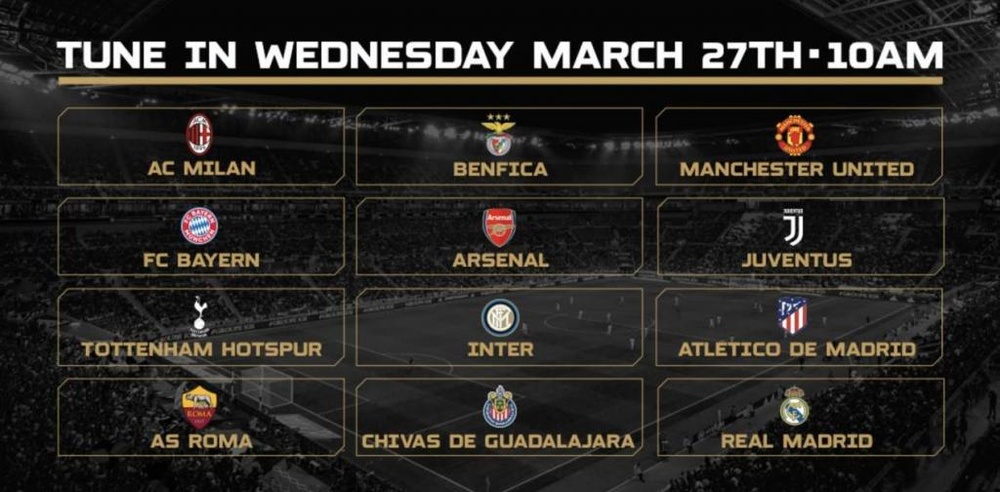 The 12 Teams Which Will Play The 19 International Champions Cup The 12 Teams Which Will Play The 19 International Champions Cup