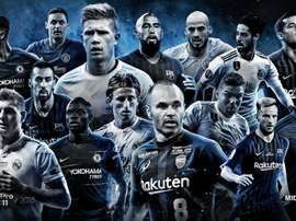Estes são os 15 meias finalistas do FIFPro. FIFPro