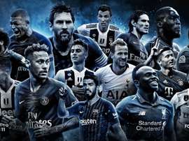 Estes são os 15 atacantes finalistas do FIFPro. FIFPro