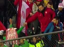 La deportividad reinó en los 90 minutos. Captura/TyCSports