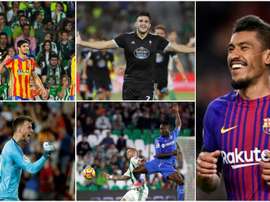 Paulinho, Guedes, Maxi Gómez, Neto et Djené ont brillé en ce début de saison. BeSoccer