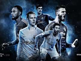Estes são os 5 goleiros finalistas do FIFPro. FIFPro