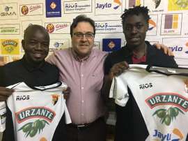 Llegan Babalola y Bakka al Tudelano. CDTudelano
