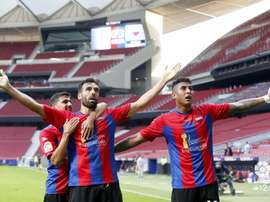 Los resultados no acompañan al Extremadura. LaLiga/Archivo