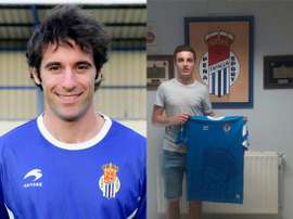 Los futbolistas del Peña Sport Toni Rodrigo y Samuel Goñi. PeñaSportFC