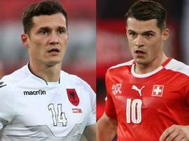 Los hermanos Xhaka volvieron a reencontrarse sobre el césped tras la Euro. UEFA