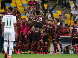 Flamengo tumba a Fluminense con mucho suspense. Flamengo
