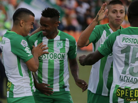 Henríquez le dio la victoria a su equipo en el tiempo de descuento. AtleticoNacional